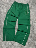 Pantalon de jogging Nike vintage des années 2000 "Vert/Blanc" (L)