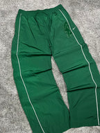 Pantalon de jogging Nike vintage des années 2000 "Vert/Blanc" (L)