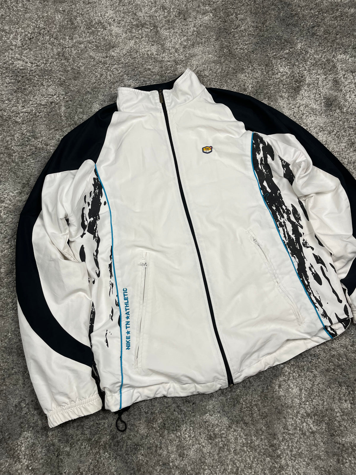 Nike TN TrackJacket Vintage 2000s "White/Black" (L)