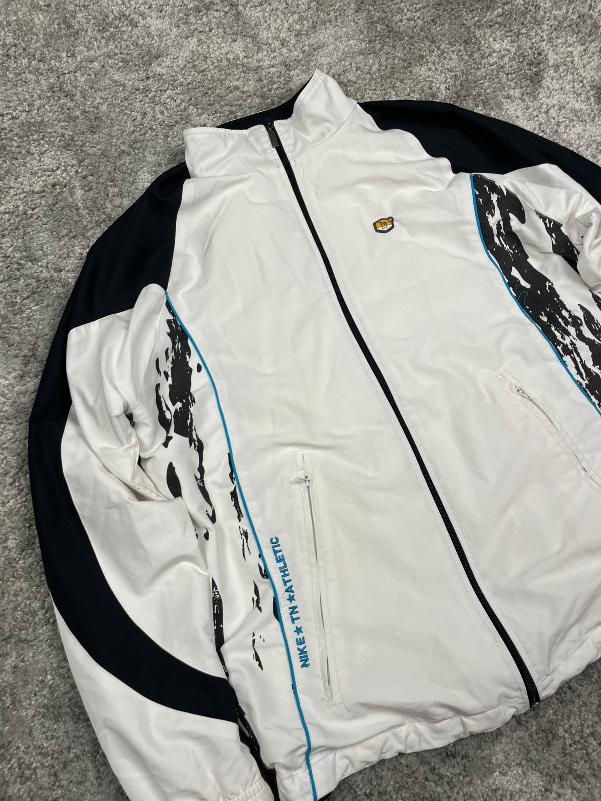 Nike TN TrackJacket Vintage 2000s "White/Black" (L)