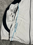 Veste de survêtement Nike TN vintage des années 2000 "Blanc/Noir" (L)