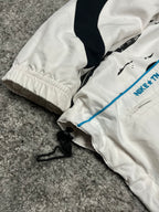Veste de survêtement Nike TN vintage des années 2000 "Blanc/Noir" (L)