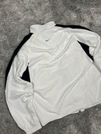 Veste de survêtement Nike TN vintage des années 2000 "Blanc/Noir" (L)