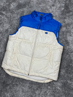 Nike Puffer Vest Rare Vintage 2000s "White/Blue" (M)