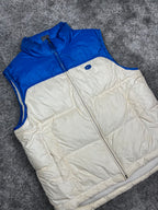 Nike Puffer Vest Rare Vintage 2000s "White/Blue" (M)