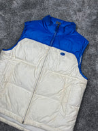 Nike Puffer Vest Rare Vintage 2000s "White/Blue" (M)