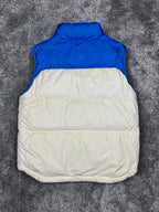 Nike Puffer Vest Rare Vintage 2000s "White/Blue" (M)