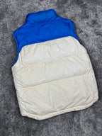 Nike Puffer Vest Rare Vintage 2000s "White/Blue" (M)