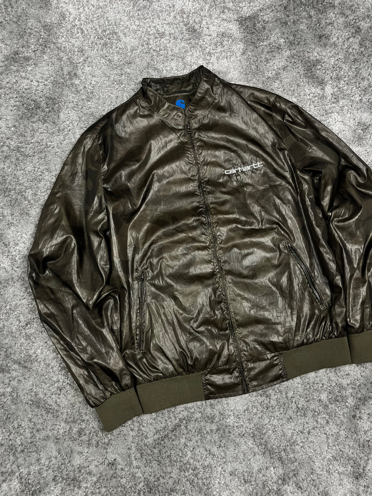 Carhartt TrackJacket Vintage 2000s "Brown Cammo" (S)