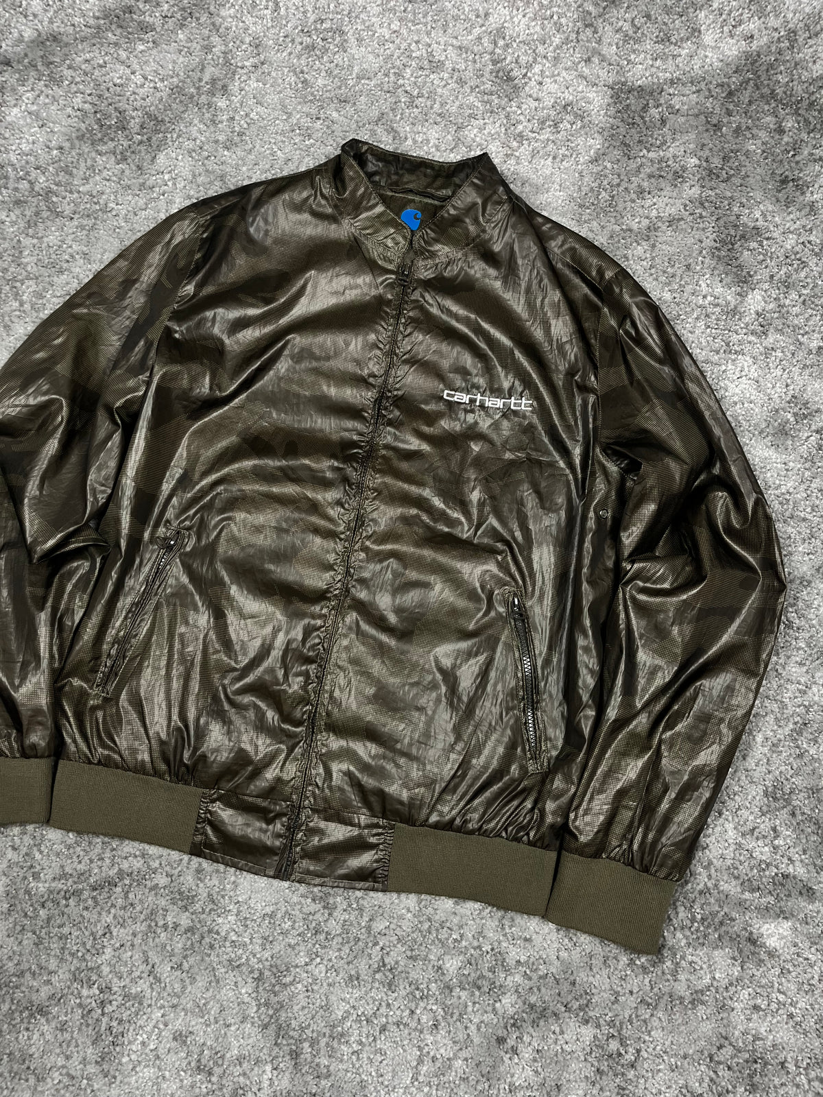 Carhartt TrackJacket Vintage 2000s "Brown Cammo" (S)