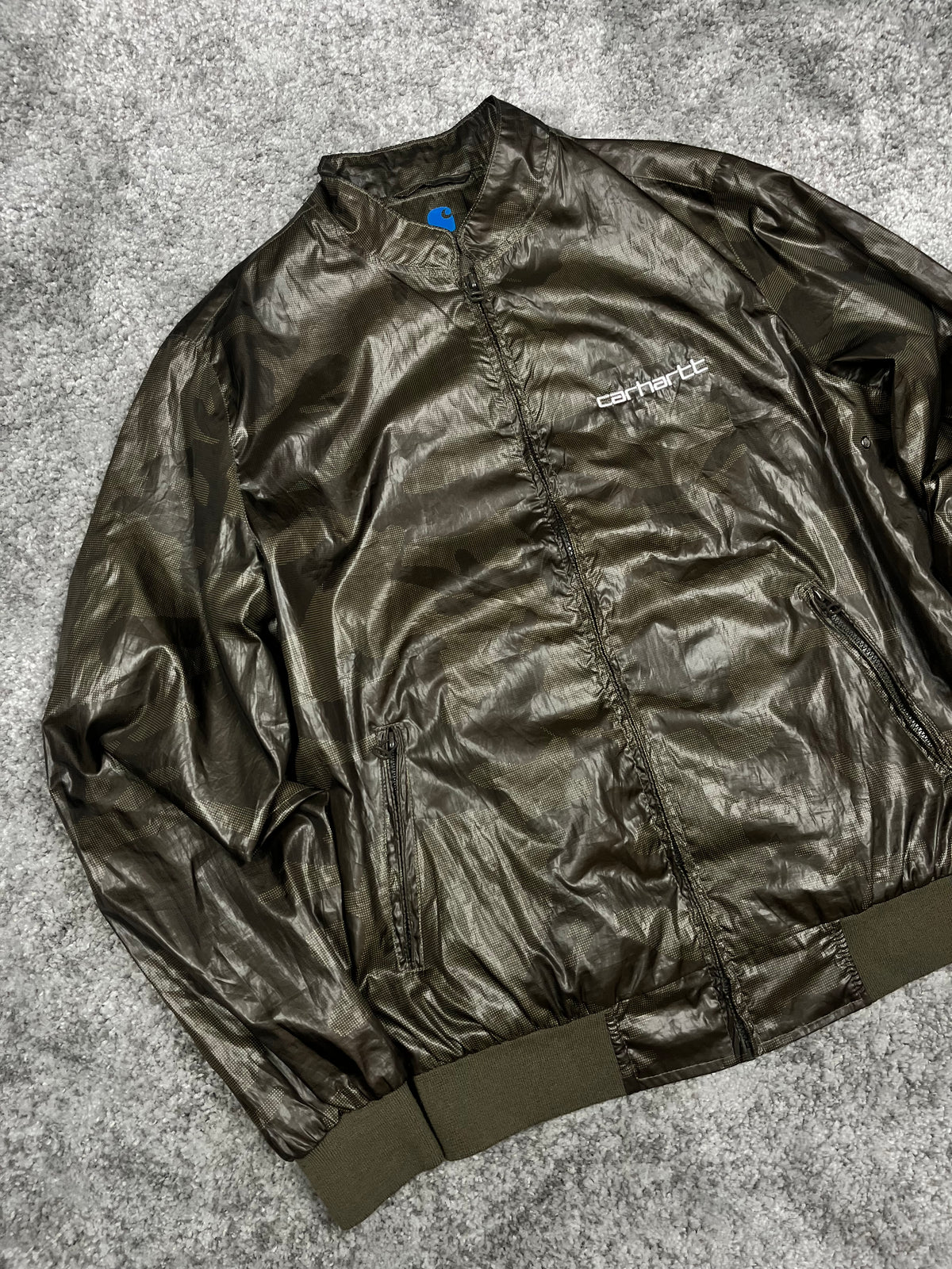 Carhartt TrackJacket Vintage 2000s "Brown Cammo" (S)