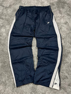 Pantalón deportivo Nike vintage años 2000 "Azul marino/Blanco" (XL)