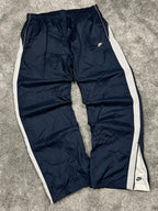 Pantalón deportivo Nike vintage años 2000 "Azul marino/Blanco" (XL)