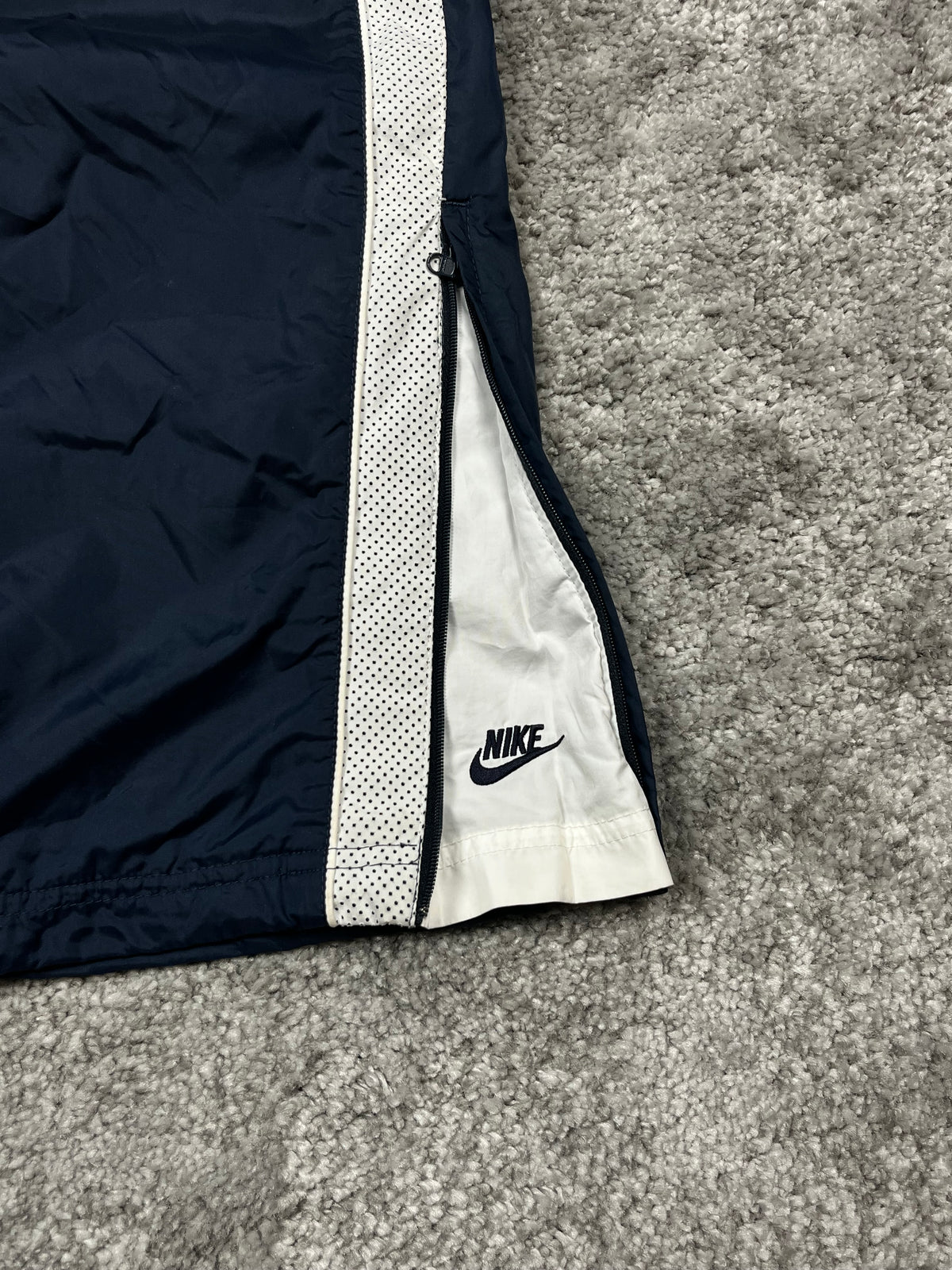 Pantalón deportivo Nike vintage años 2000 "Azul marino/Blanco" (XL)