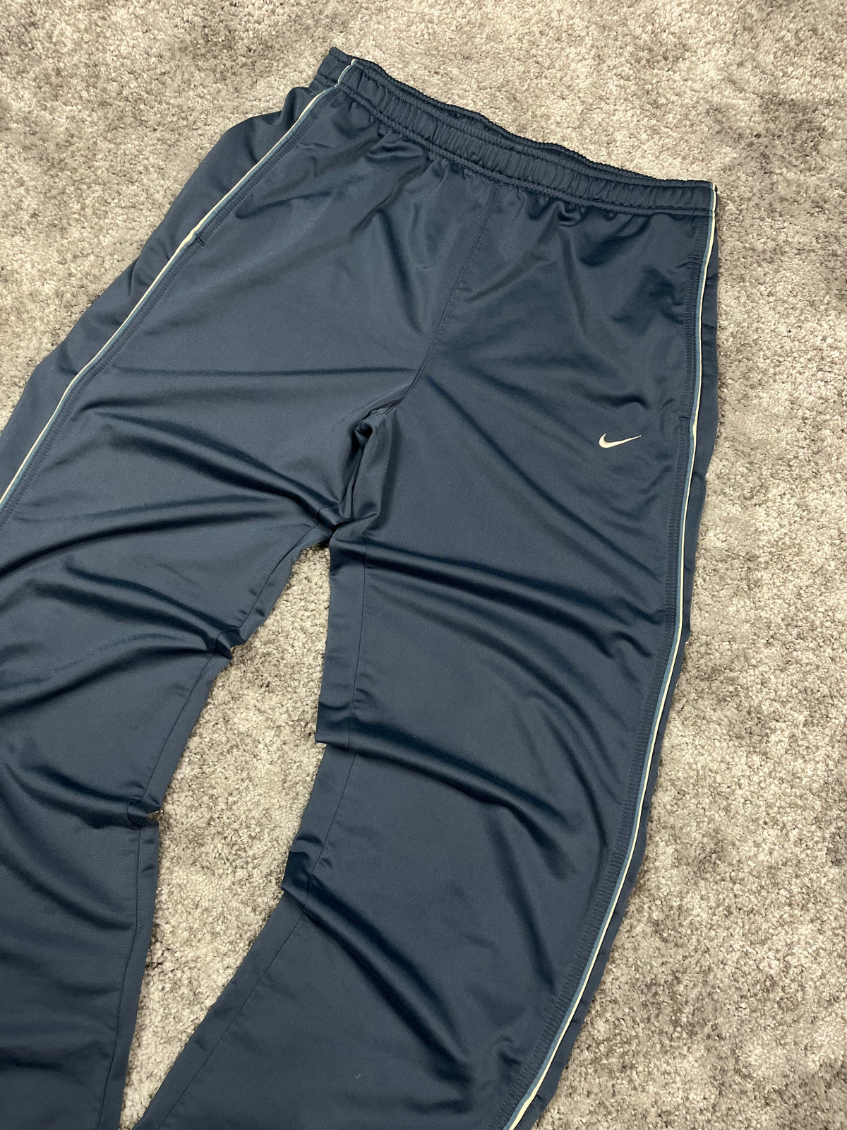 Pantalon de survêtement Nike Vintage années 2000 "Bleu/Blanc" (L)
