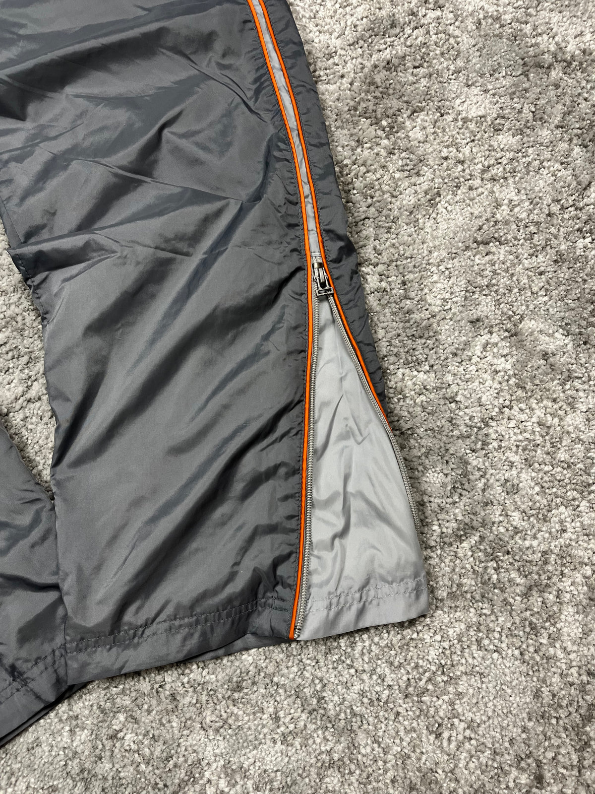 Nike Trackpant Rare Vintage 2000s "Gray/Orange" (M)