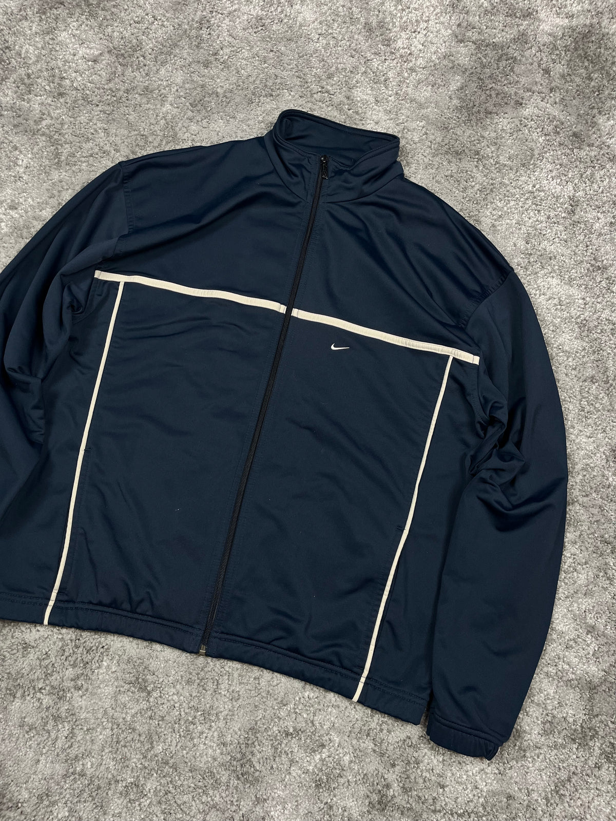 Survêtement Nike Vintage années 2000 "Bleu marine/Blanc" (XL)