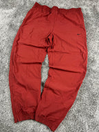 Pantalón deportivo vintage Nike años 2000 "Granate/Negro" (M)
