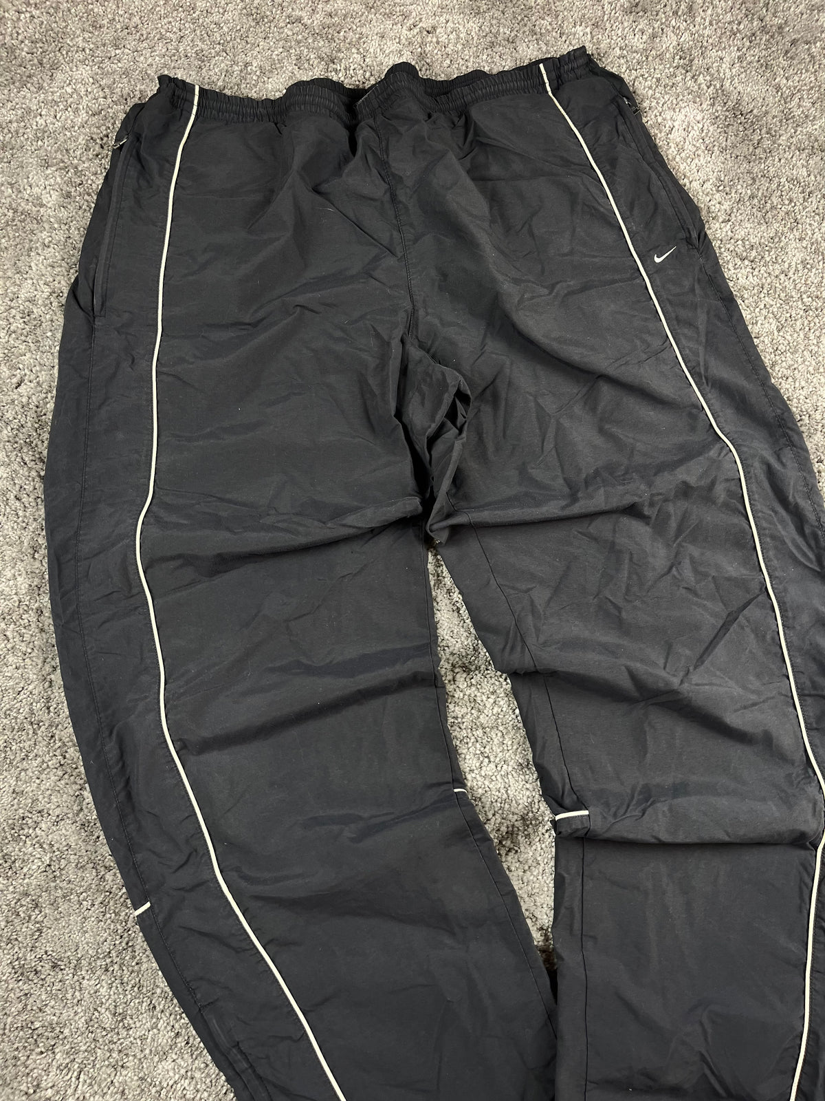 Pantalón de chándal Nike vintage años 2000 "Gris/Blanco" (XXL)