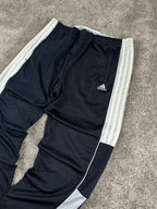 Pantalon de survêtement Adidas 3 bandes vintage années 2000 « Marine/Bleu » (XL)
