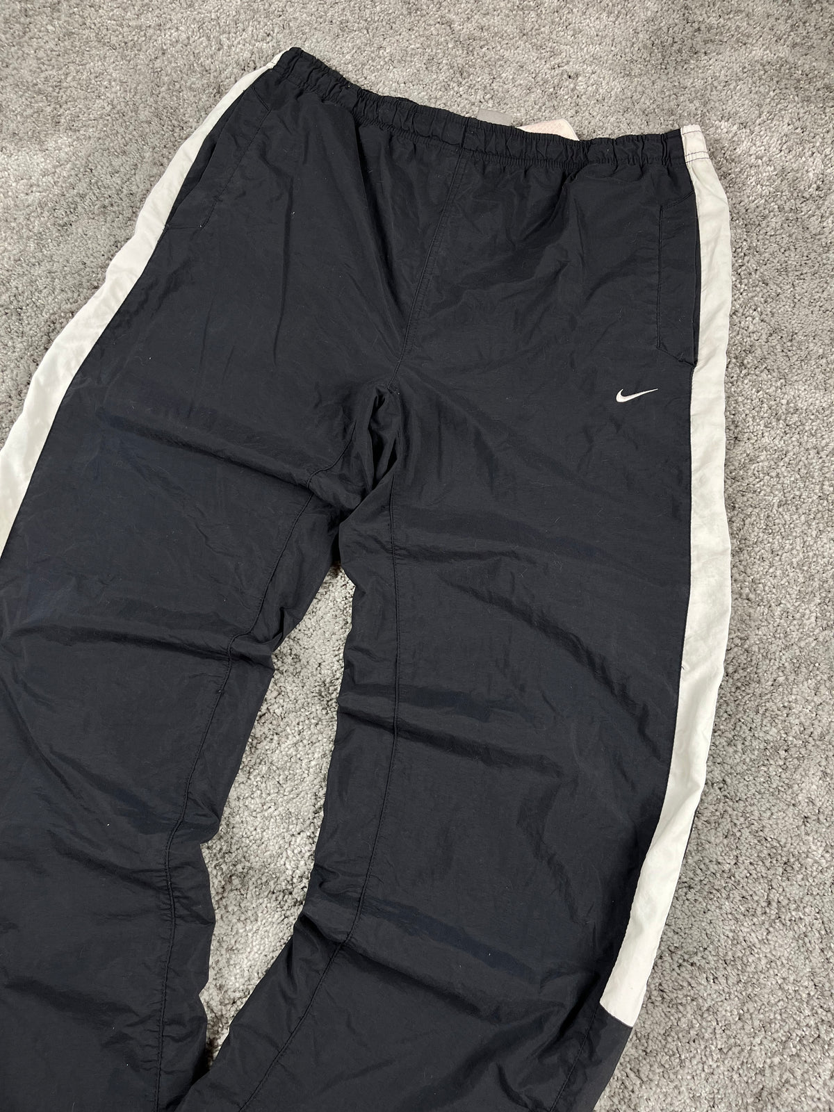 Nike Trackpant Vintage 2000s "Black/White" (XL)