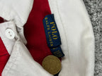 Polo Ralph Lauren Rugby Shirt Vintage Striped Preppy "Red/Navy" (S)