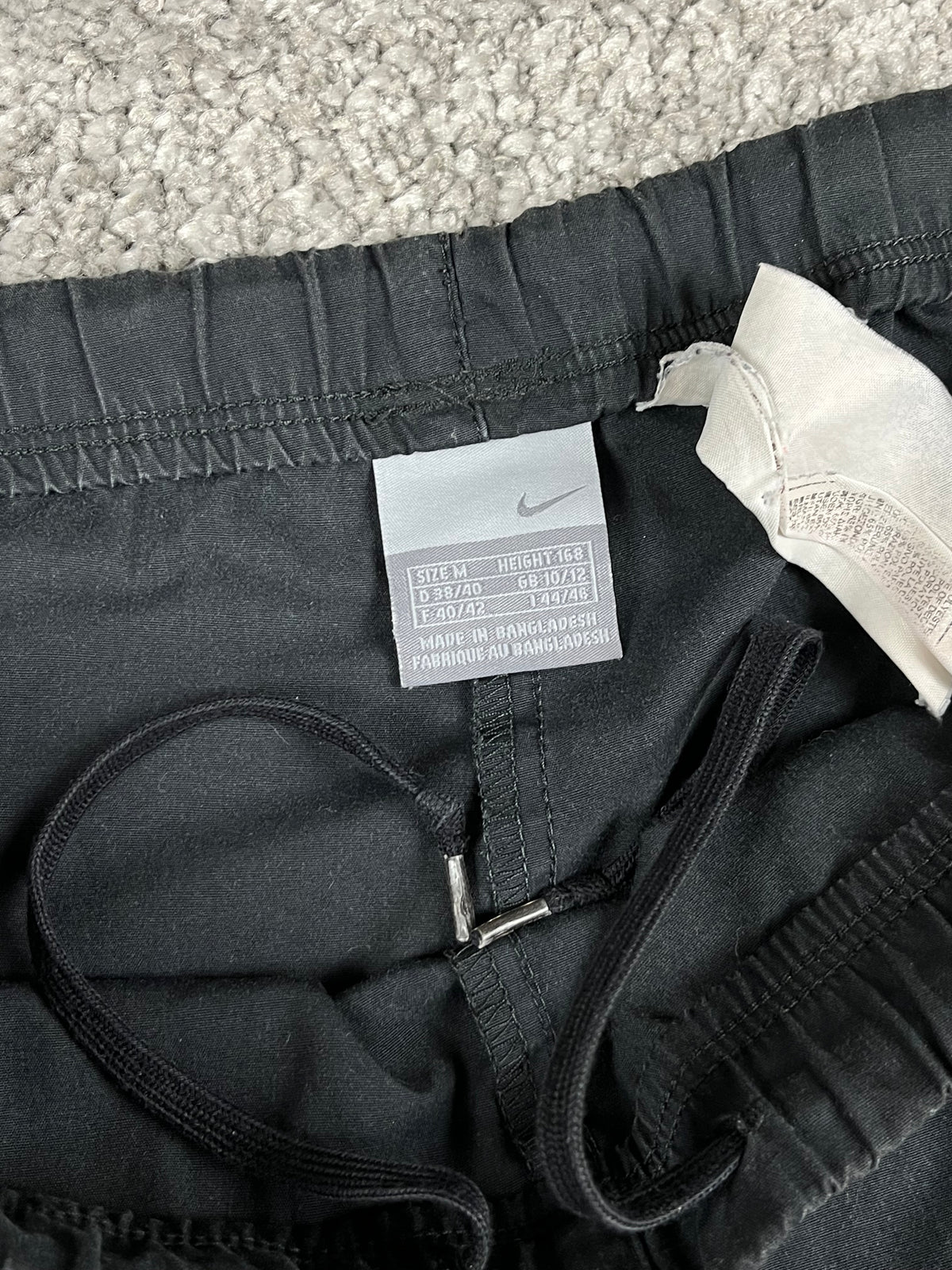 Nike Trackpant Rare Vintage 2000s "Black/White" (M)
