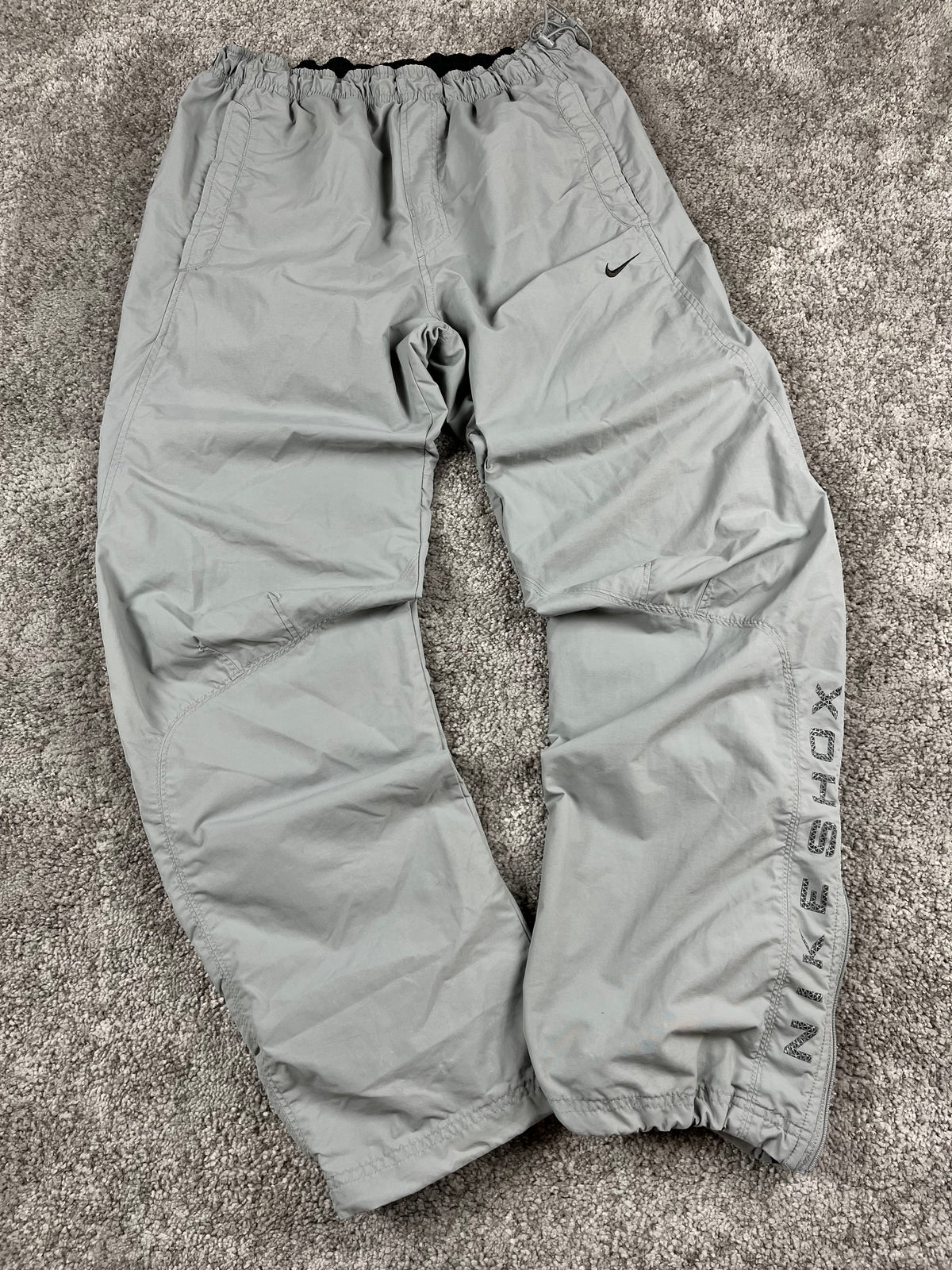 Pantalón de chándal Nike Shox vintage años 2000 "Gris/Negro" (M)