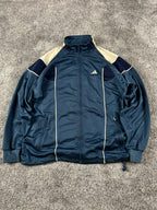Adidas 3 Stripes Tracksuit Vintage 2000s "Navy/Beig" (XL)