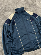 Adidas 3 Stripes Tracksuit Vintage 2000s "Navy/Beig" (XL)