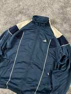 Adidas 3 Stripes Tracksuit Vintage 2000s "Navy/Beig" (XL)