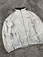 Chaqueta deportiva Lacoste vintage años 2000 "Blanco/Azul" (M)