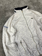 Chaqueta deportiva Lacoste vintage años 2000 "Blanco/Azul" (M)