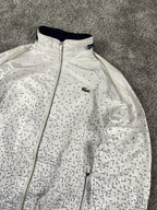 Chaqueta deportiva Lacoste vintage años 2000 "Blanco/Azul" (M)