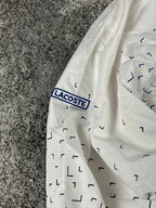 Chaqueta deportiva Lacoste vintage años 2000 "Blanco/Azul" (M)