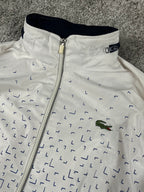 Chaqueta deportiva Lacoste vintage años 2000 "Blanco/Azul" (M)