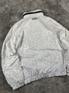 Chaqueta deportiva Lacoste vintage años 2000 "Blanco/Azul" (M)