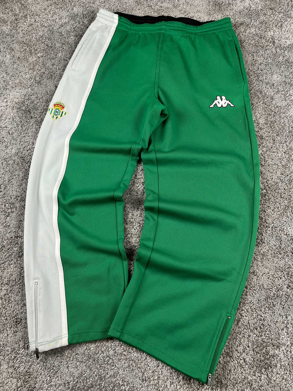 Kappa x Betis Trackpant Vintage 2000s "Green/White" (L)