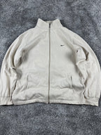 Veste de survêtement Nike vintage années 2000 "Beige/Crème" (M)