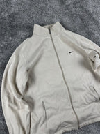 Veste de survêtement Nike vintage années 2000 "Beige/Crème" (M)