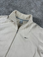 Veste de survêtement Nike vintage années 2000 "Beige/Crème" (M)