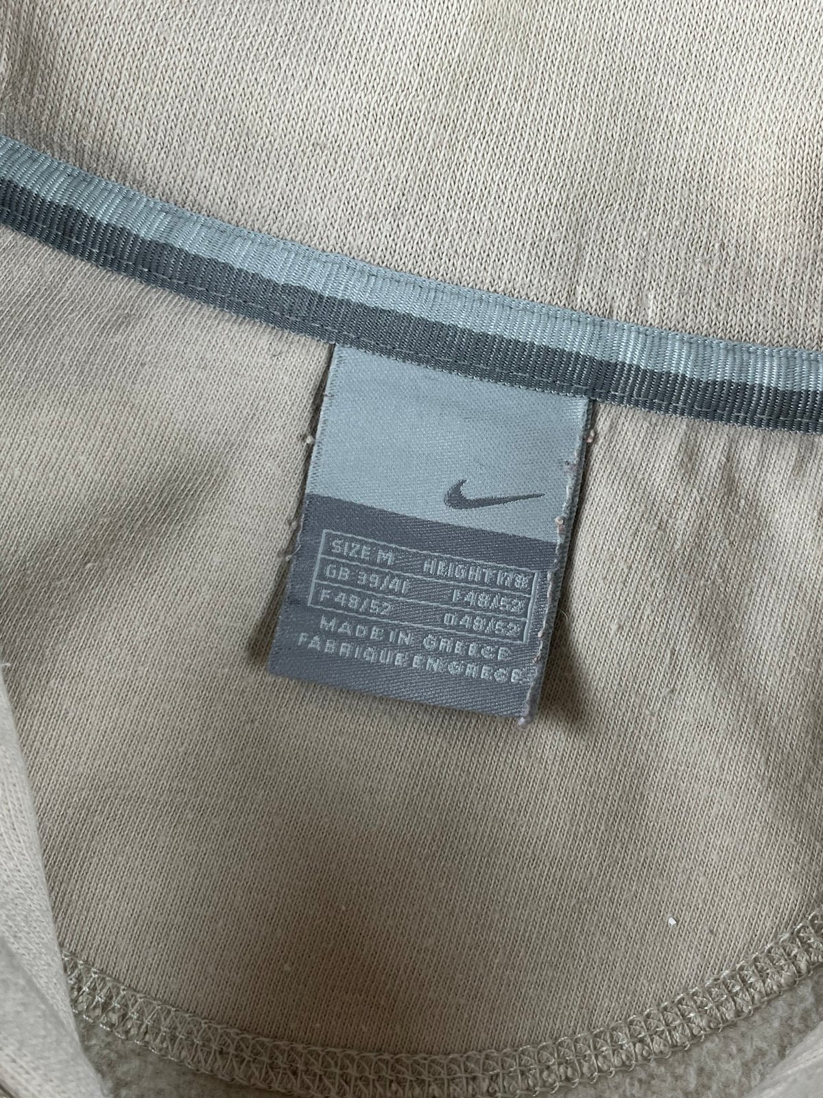 Veste de survêtement Nike vintage années 2000 "Beige/Crème" (M)