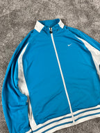 Chaqueta deportiva Nike Vintage años 2000 "Azul/Blanco" (M)