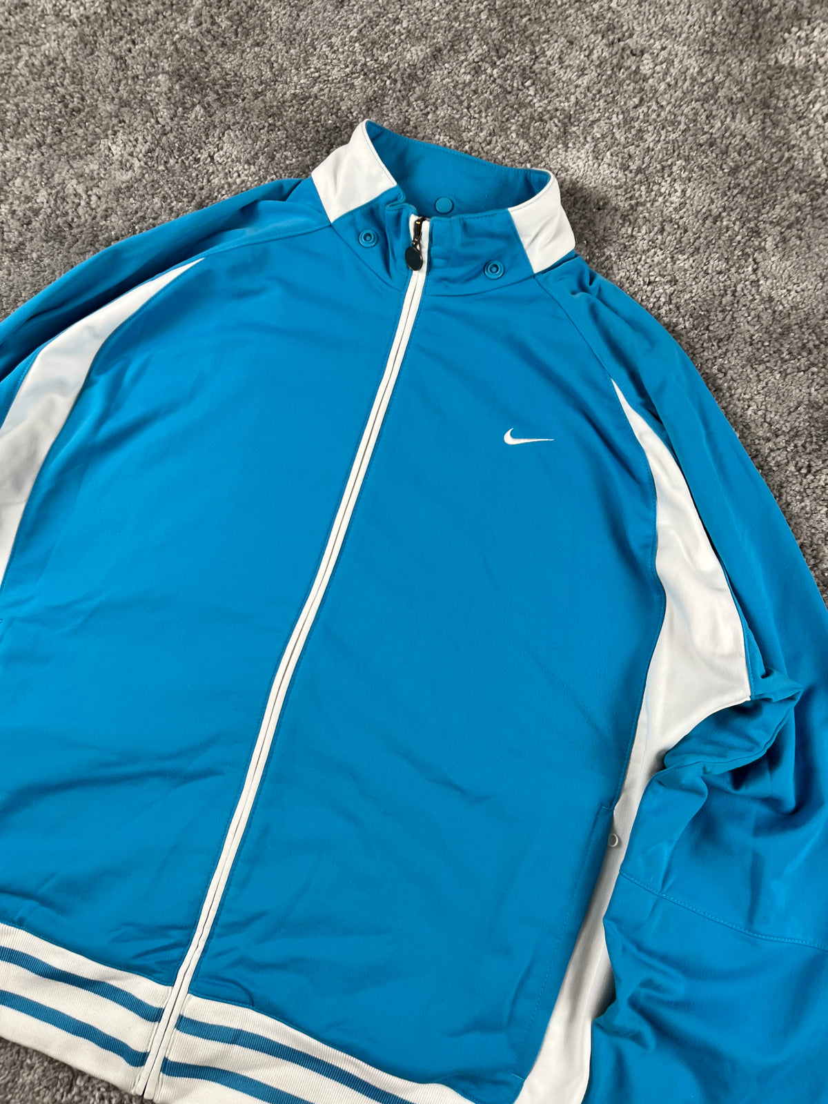 Chaqueta deportiva Nike Vintage años 2000 "Azul/Blanco" (M)