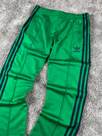Adidas 3 Stripes Trackpant Vintage 2000s "Green/Navy" (S)