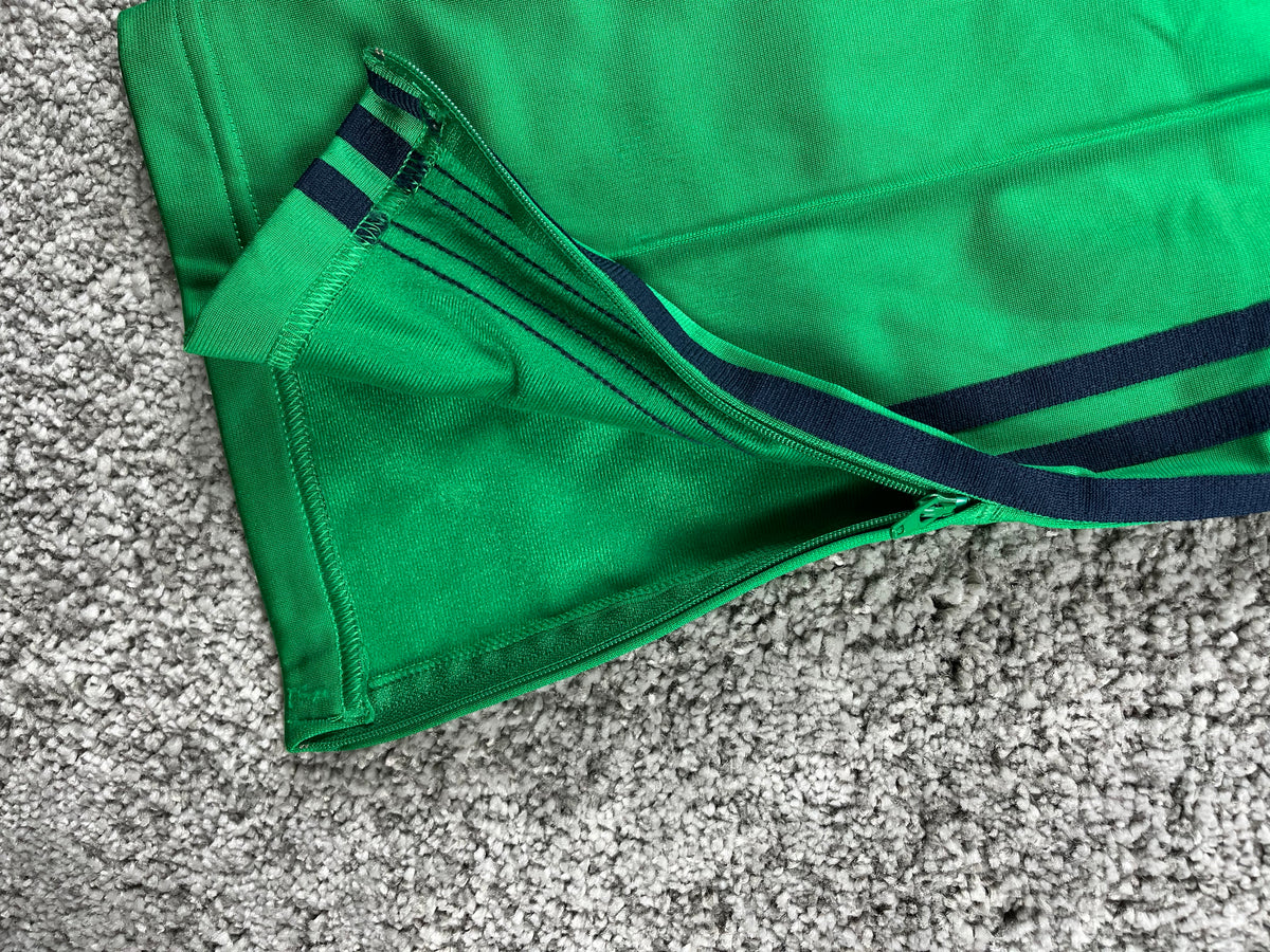 Adidas 3 Stripes Trackpant Vintage 2000s "Green/Navy" (S)