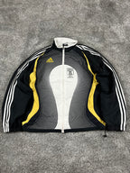 Adidas TrackJacket Vintage 2000s "Black/Yellow/White" (L)