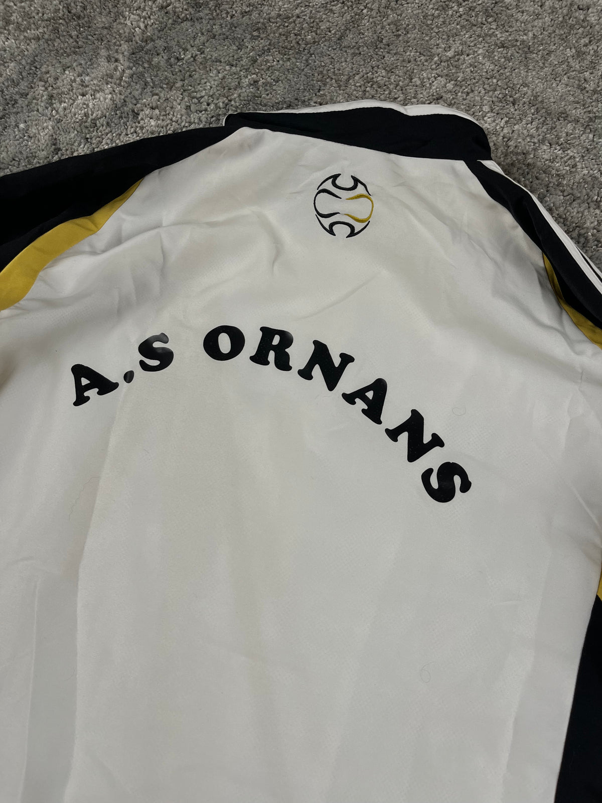 Adidas TrackJacket Vintage 2000s "Black/Yellow/White" (L)