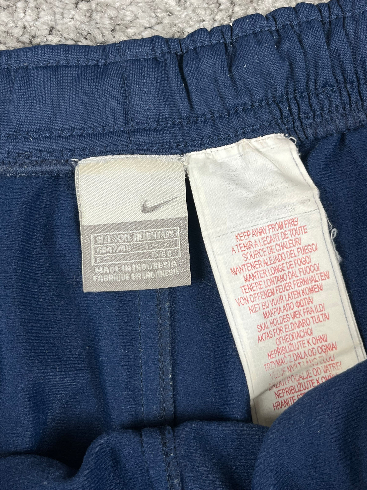 Pantalón deportivo Nike vintage años 2000 "Azul marino" (XXL)