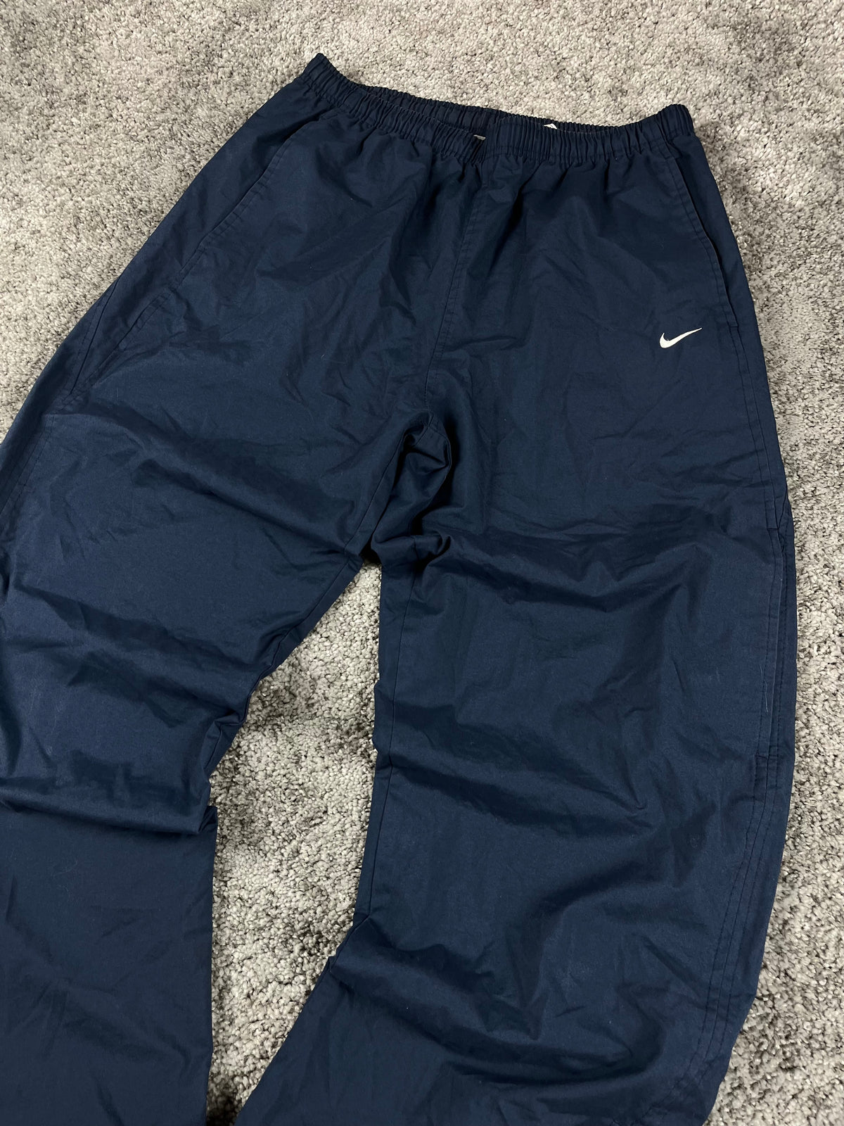 Pantalón de chándal Nike Vintage años 2000 "Azul marino/Blanco" (G)